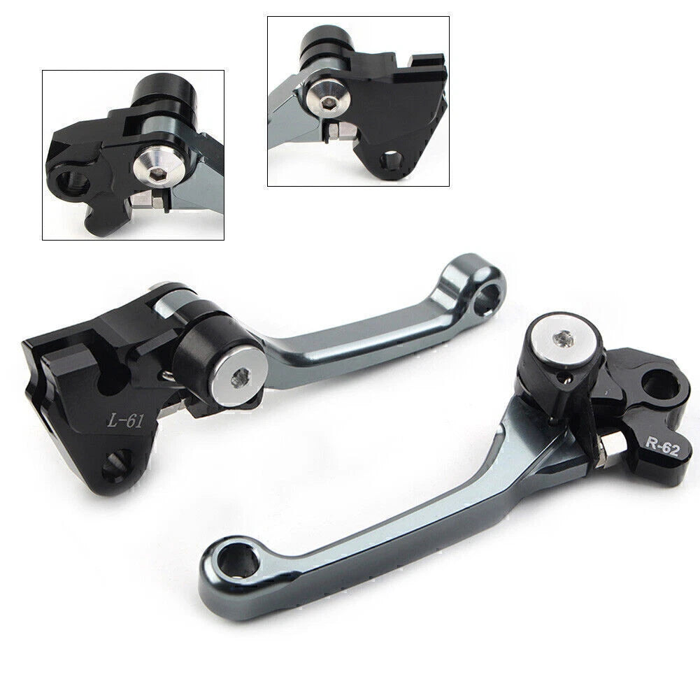 Titanium Pivot Dirt Clutch Brake Levers for Kawasaki KX250 KX250F (2005–2012)