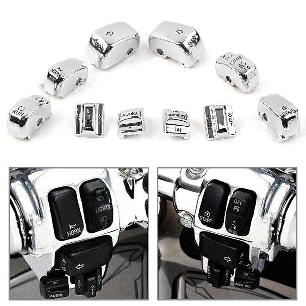 Hand Control Switch Cover Set for Harley Touring (1996-2013)