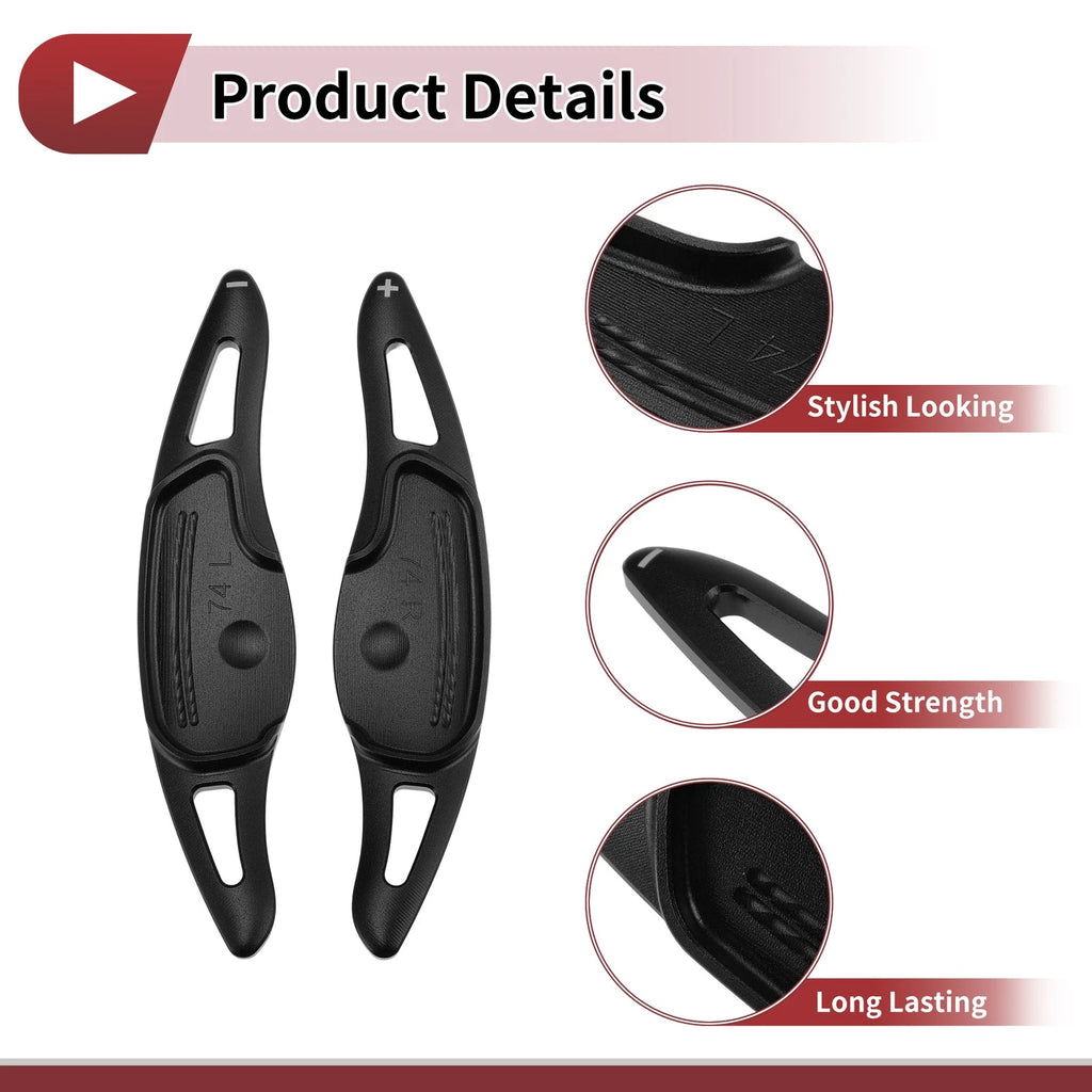Aluminum Alloy Steering Wheel Shift Paddles for Hyundai Sonata (2024–2025)