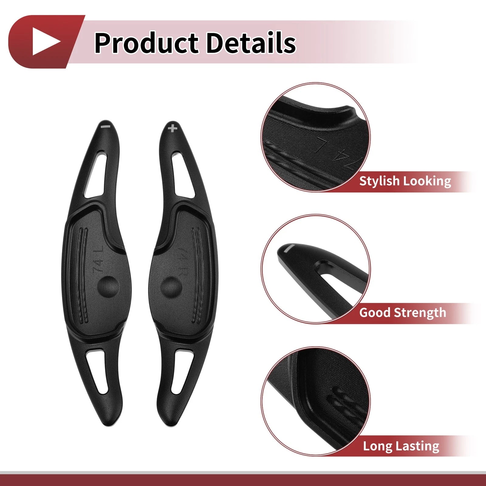 Aluminum Alloy Steering Wheel Shift Paddles for Hyundai Sonata (2024–2025)