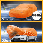 Waterproof Car Cover for Honda Accord (210D-PU, Orange, All Weather)