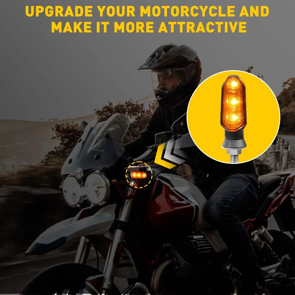 LED Turn Signal Blinker Lights for Honda Motorcycle (E)