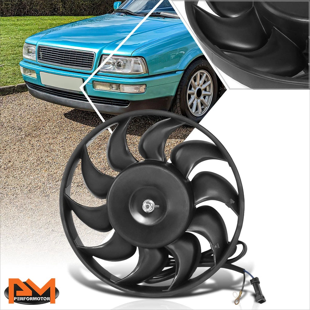 Radiator Fan Assembly for Audi 100/90/A6/Cabriolet (1992–1998) 300W Motor