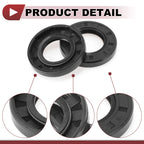 Set of 5 Rotary Shaft Oil Seals 25x45x7mm Nitrile Rubber 70 Durometer