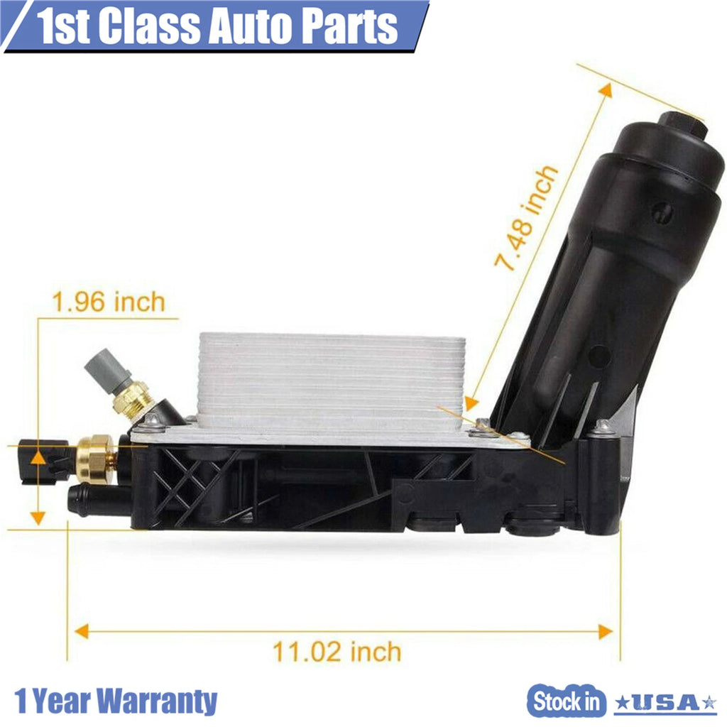 Oil Filter Housing Adapter Kit with Gaskets for Dodge Charger Chrysler 300 (2011–2013)