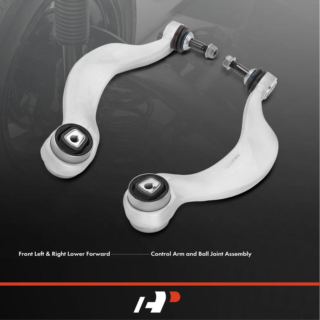 2X Front Lower Control Arm with Ball Joint for BMW 535i 650i (2008-2010)