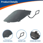 Front Car Bumper Tow Hook Cover for Mercedes-Benz E350 (2010-2014) Grey