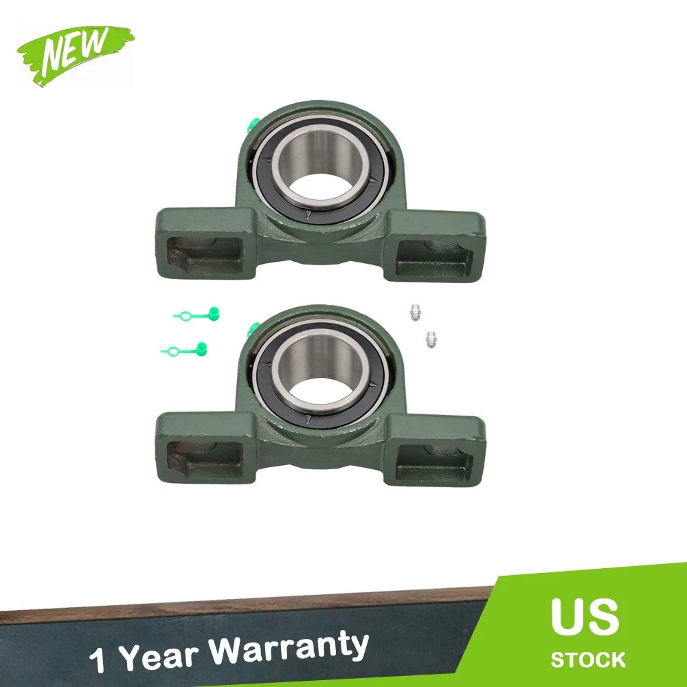 2 Pack Pillow Block Mounted Ball Bearing for UCP210-32 (Self Aligning)