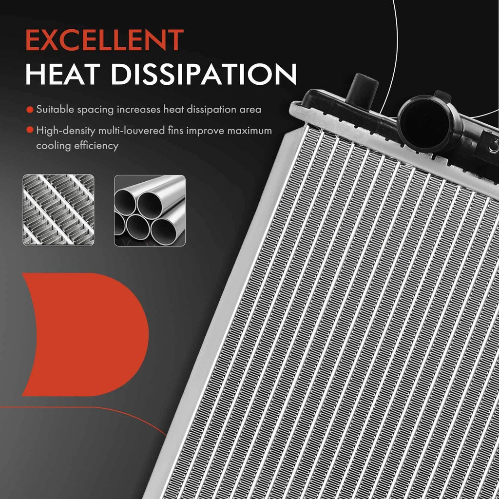 Radiator with Transmission Oil Cooler for Kia Sephia (1998–2001)