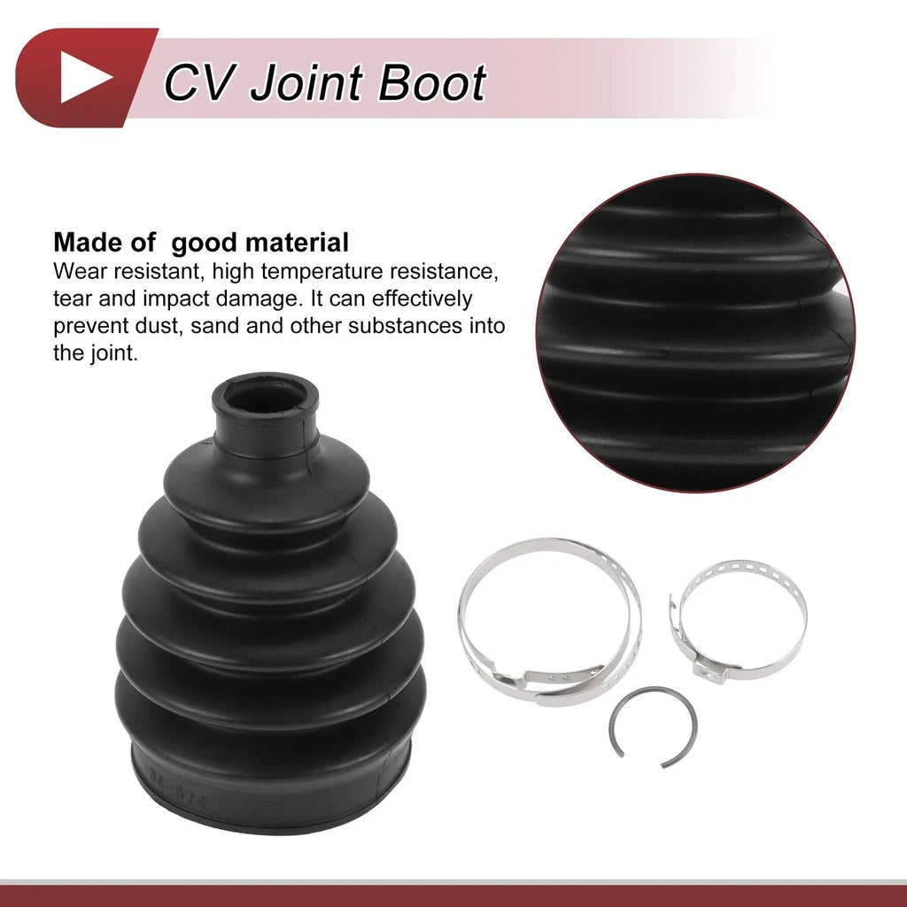 Outer CV Joint Boot Kit with Clamps for Honda Civic (2017-2021)