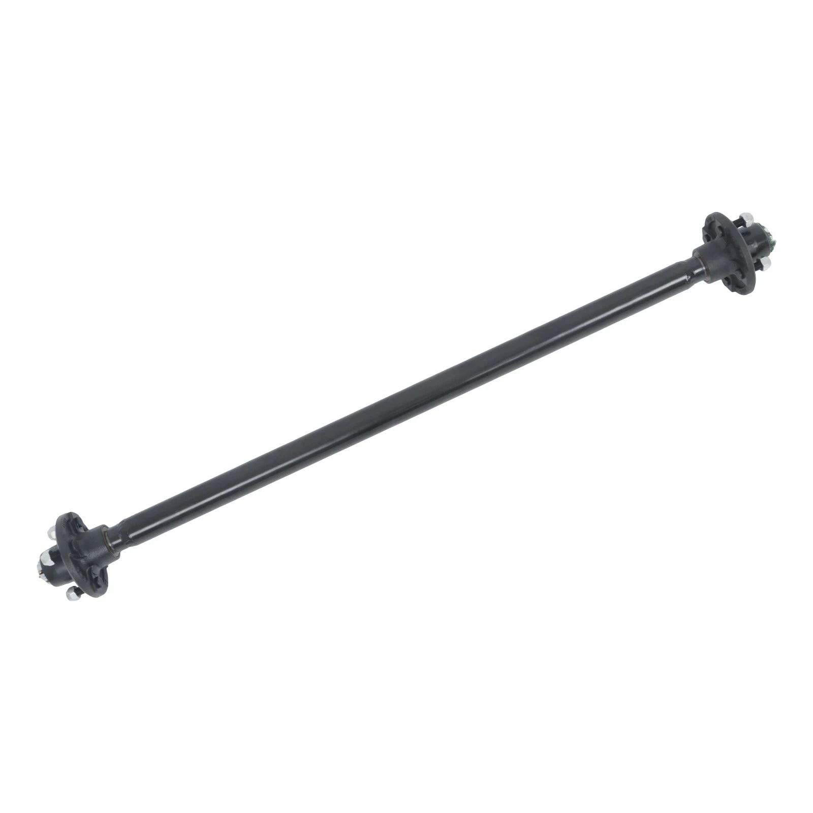 Set of 4 Trailer Axles for RVs Trucks (2000 lbs, 4 Lug, 44" Hub Face)