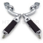 Gear Skull 1" 25mm Arched Footpeg Mounting Kit for Motorcycle