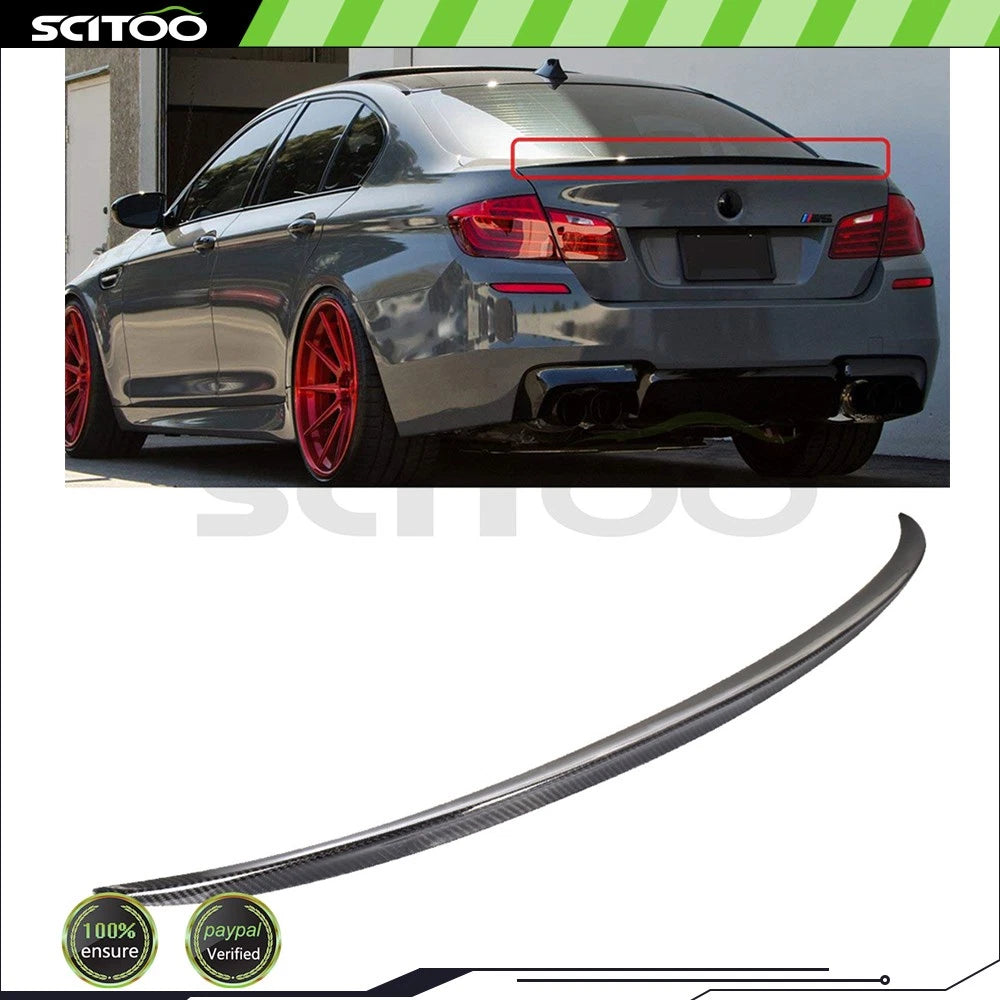 Carbon Fiber Trunk Spoiler Wing for BMW F10 5 Series 535i 528i (2011–2016)