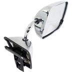 Set of 2 Chrome Manual Mirrors for Dodge D250 (1988–1993)