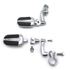 1-1/4" Chrome Slipstream Footpegs for Yamaha Road Star Warrior (2002–2009)