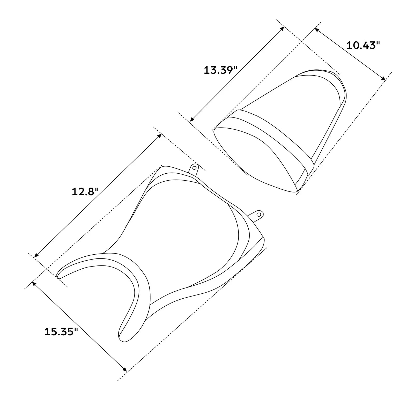 Rider & Passenger Seats for Yamaha YZF R3 (2015-2024)