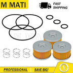 Set of 3 Oil Filter Springs & O-Rings for Suzuki LS650 LS650F LS650P (1986–2004)