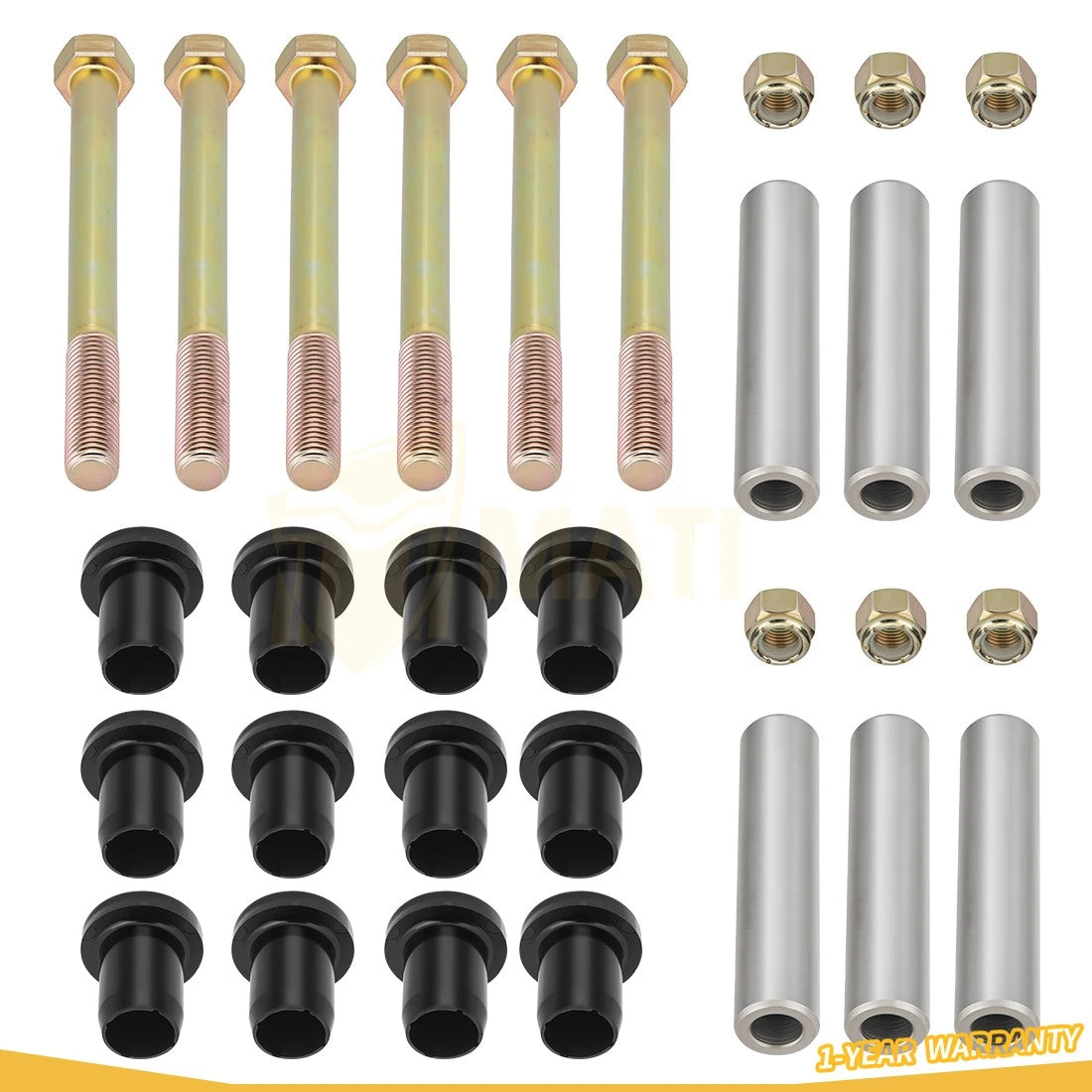 Rear Upper A-arm Bushing Kit for Polaris Sportsman 570 600 700 800 (2014–2023)