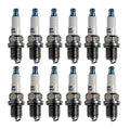 Set of 12 Denso U-Groove Spark Plugs (Gap 0.032) for