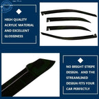 Set of 4 Window Visors for Toyota Corolla (2009–2013)
