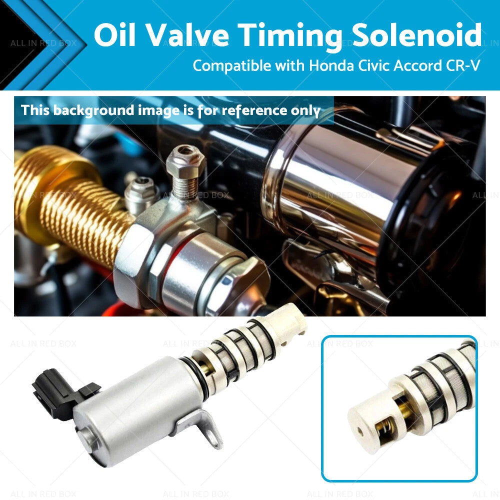 Oil Valve Timing Solenoid VVT for Honda Civic Accord CR-V (2001–2021) 15830-RBB-003