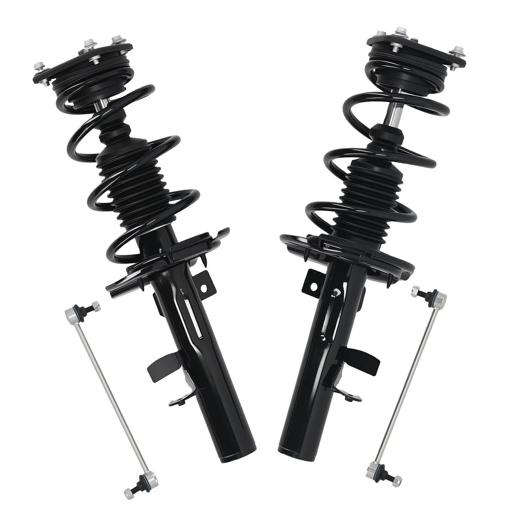 4X Suspension Kit Front Strut Spring Assembly for Ford Focus (2013–2018)