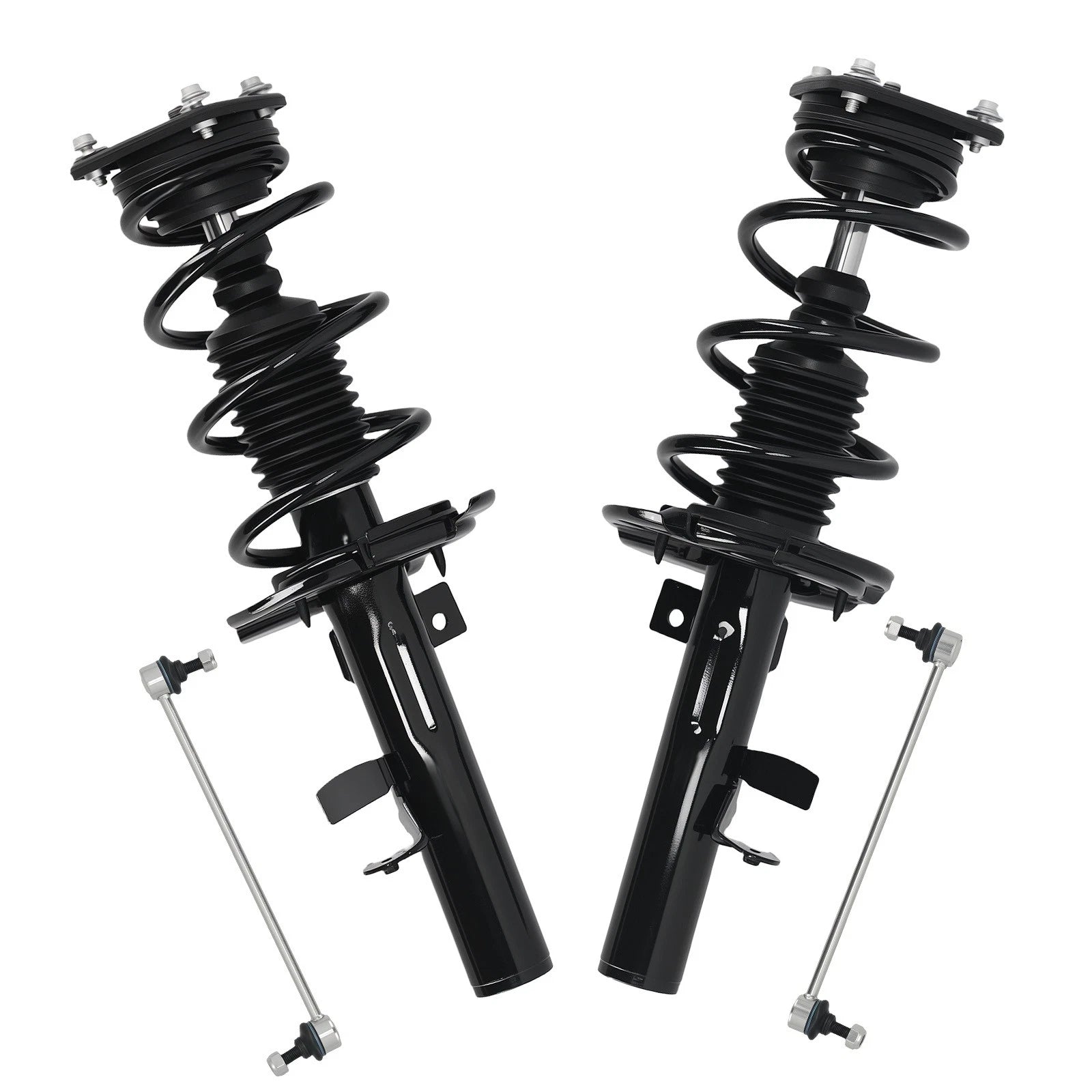 4X Suspension Kit Front Strut Spring Assembly for Ford Focus (2013–2018)