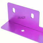 Universal Front Bumper License Plate Mount Bracket Relocator Holder - Purple