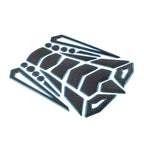 Blue Motorcycle Oil Fuel Tank Pad Cover Guard Protector Decal Sticker