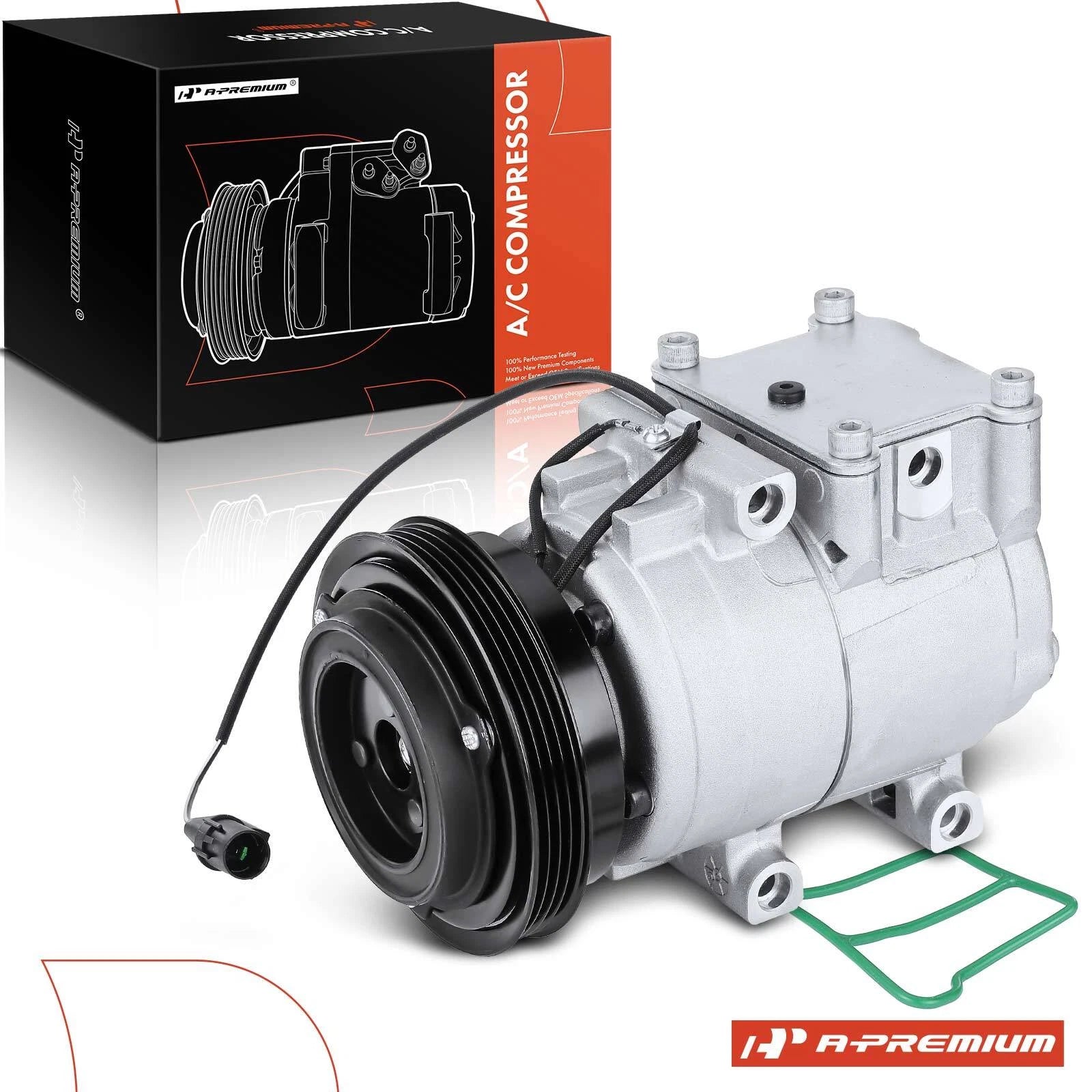 A/C Compressor with Clutch for Kia Rio (2003–2005)