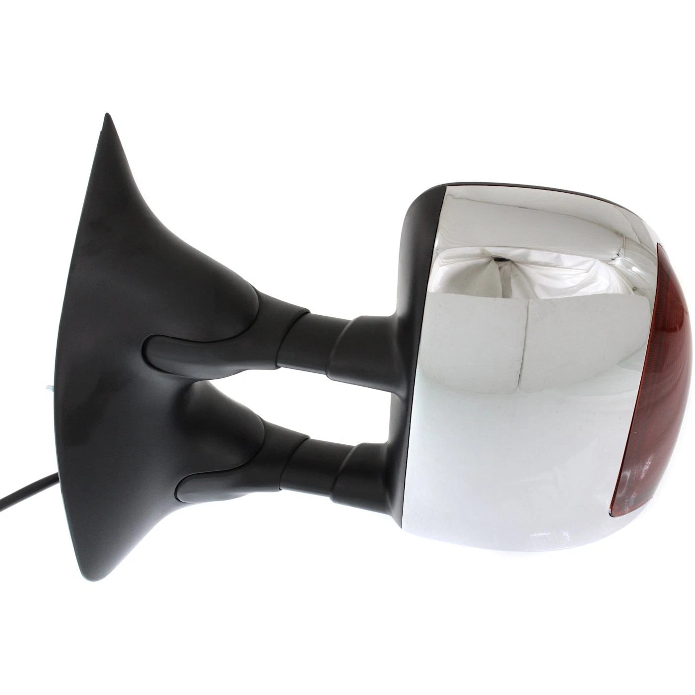 Set of 2 Chrome Power Heated Signal Tow Side View Mirrors for Super Duty