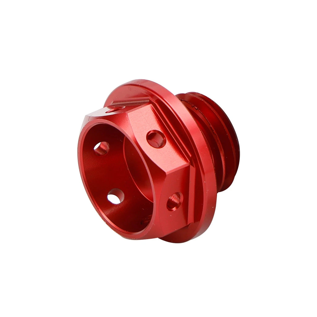 Billet Oil Filler Cap Red M20x2.5 for Honda Grom 125 (2014–2022), Monkey Z 125 (2018–2022)