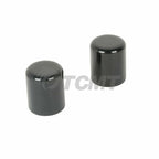 4X Black Docking Hardware Point Cover Kit for Harley Road Glide (2014–2023)