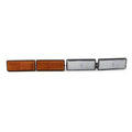 Rectangle Reflector Turn Signal Tail Brake Lights for Motorcycle Universal