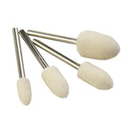 Set of 20 Wool Buffing Wheels for Polishing (4-12mm)