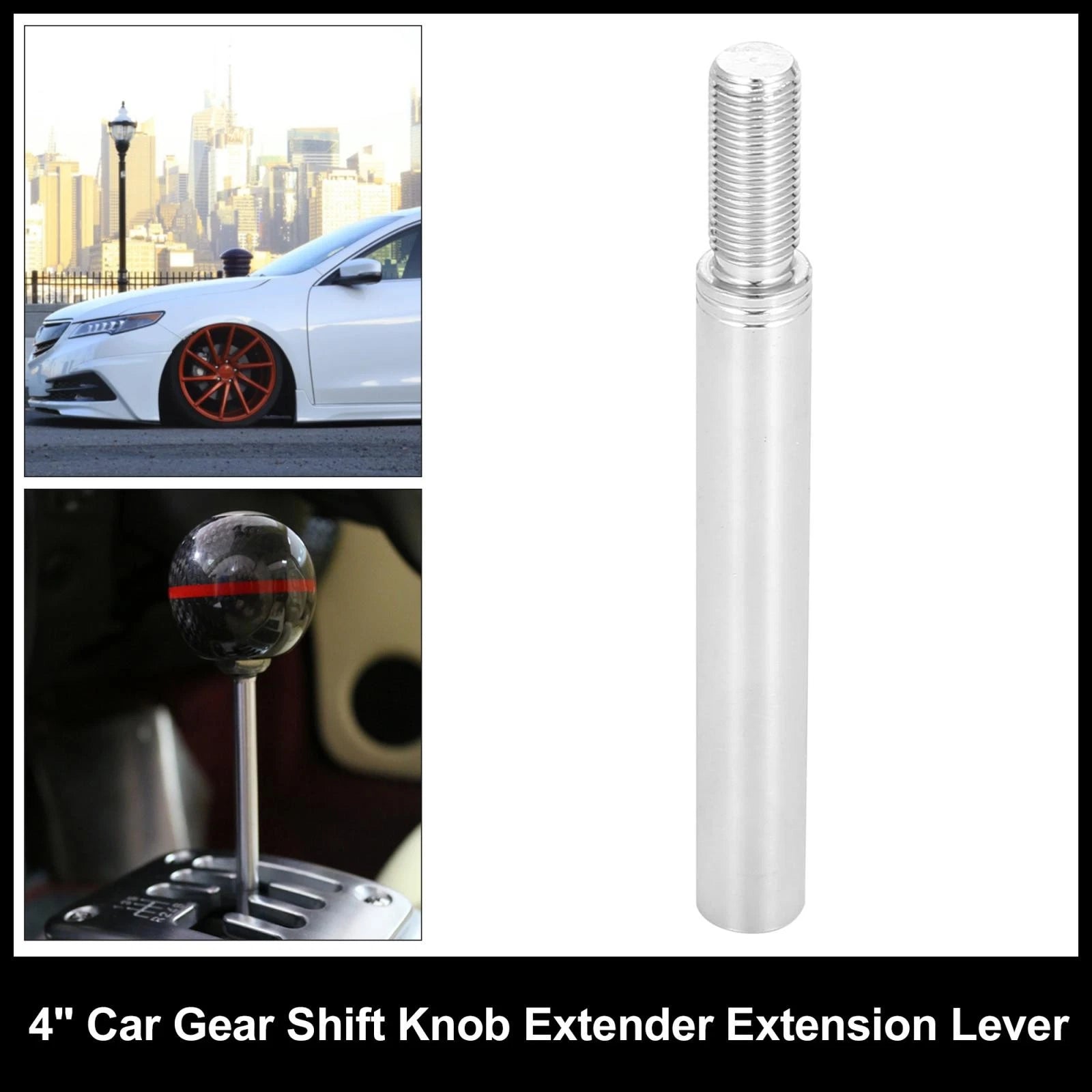 4" Gear Shift Knob Extender for Subaru M12X1.25 (Fits Various Models)