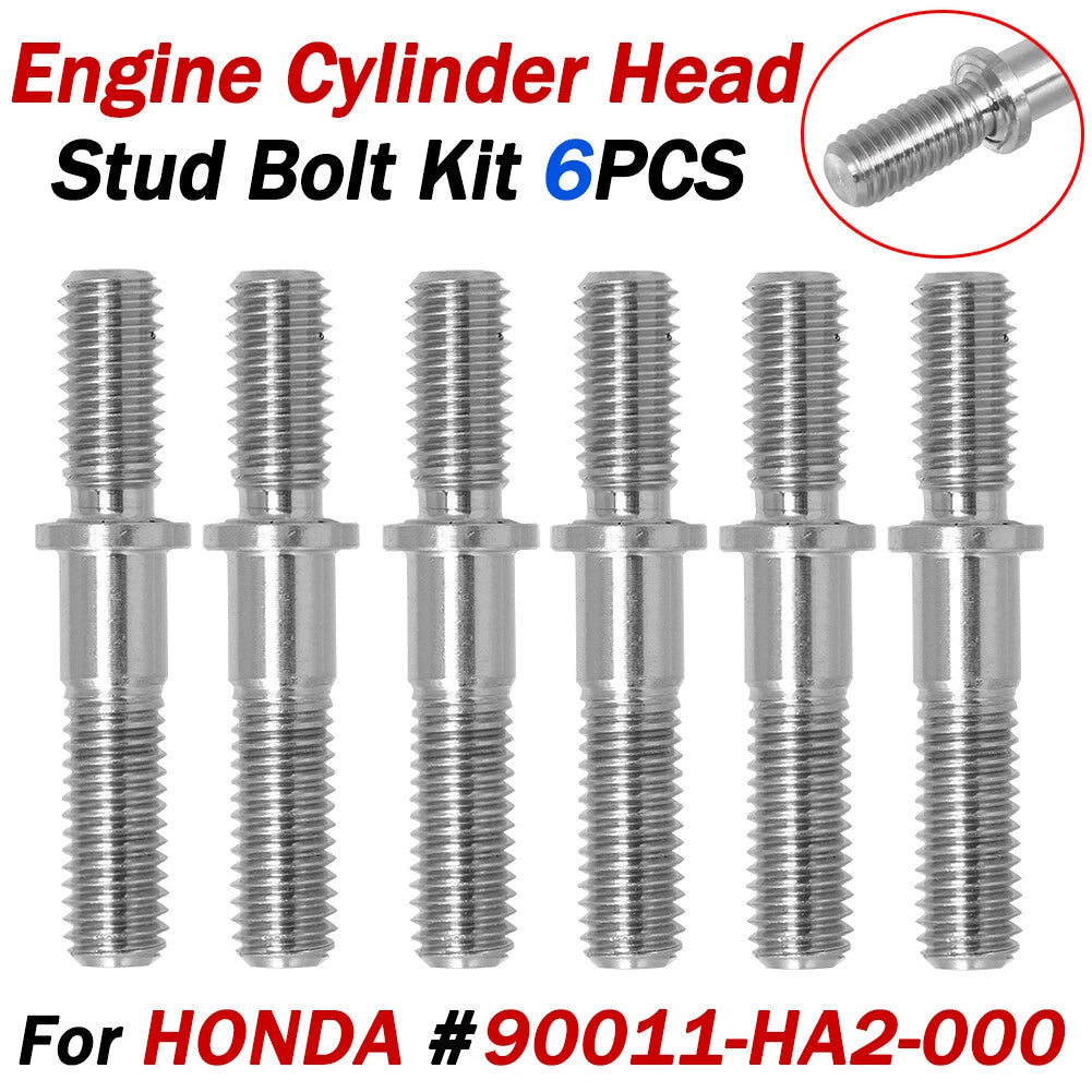 Engine Cylinder Head Stud Bolt Kit for Honda TRX250R ATC250R CR250R (1986–1989)