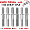 Engine Cylinder Head Stud Bolt Kit for Honda TRX250R ATC250R CR250R (1986–1989)