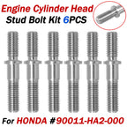 Engine Cylinder Head Stud Bolt Kit for Honda TRX250R ATC250R CR250R (1986–1989)