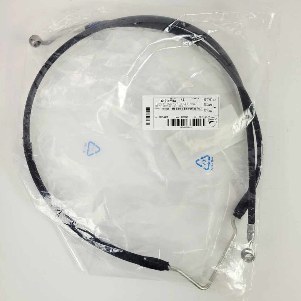 Rear Brake Line Pipe 61911491A for Ducati Monster 797 (2017–2020) - Black