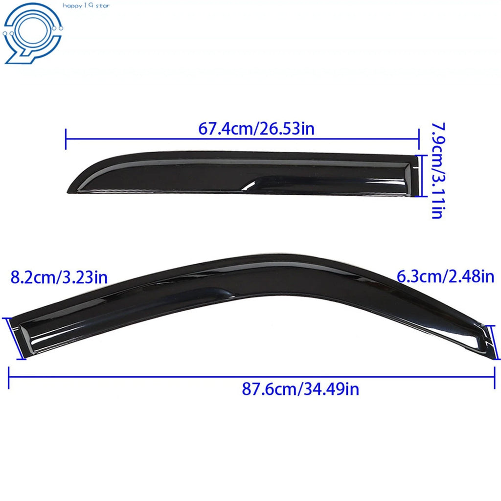 Sun Rain Guard Window Visor for Toyota 4Runner (1996-2002)
