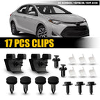 Set of 4 Front Bumper Clips for Toyota Corolla (2009–2019)