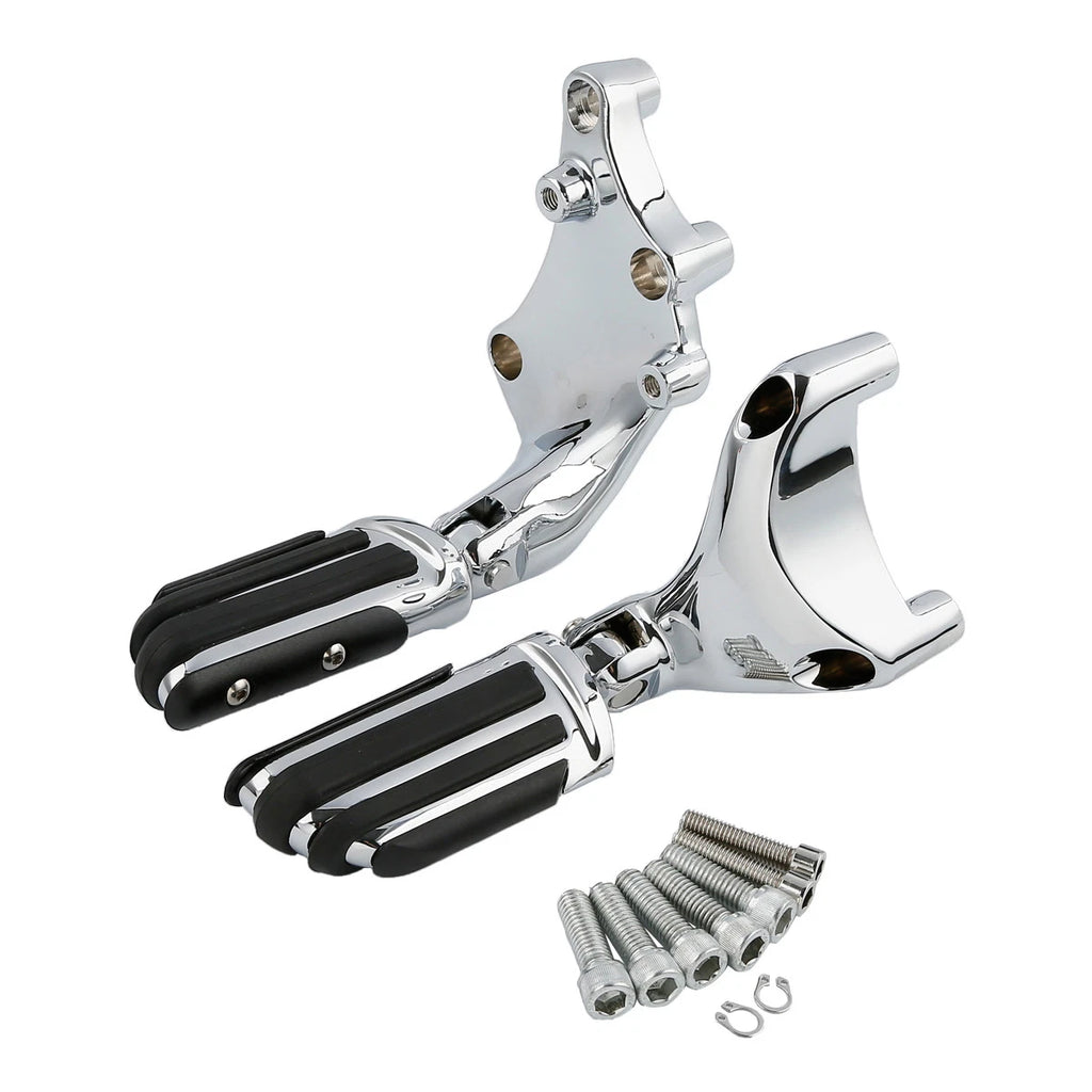 Chrome Passenger Footpeg Mount Bracket for Harley Sportster 883 1200 (2014–2022)