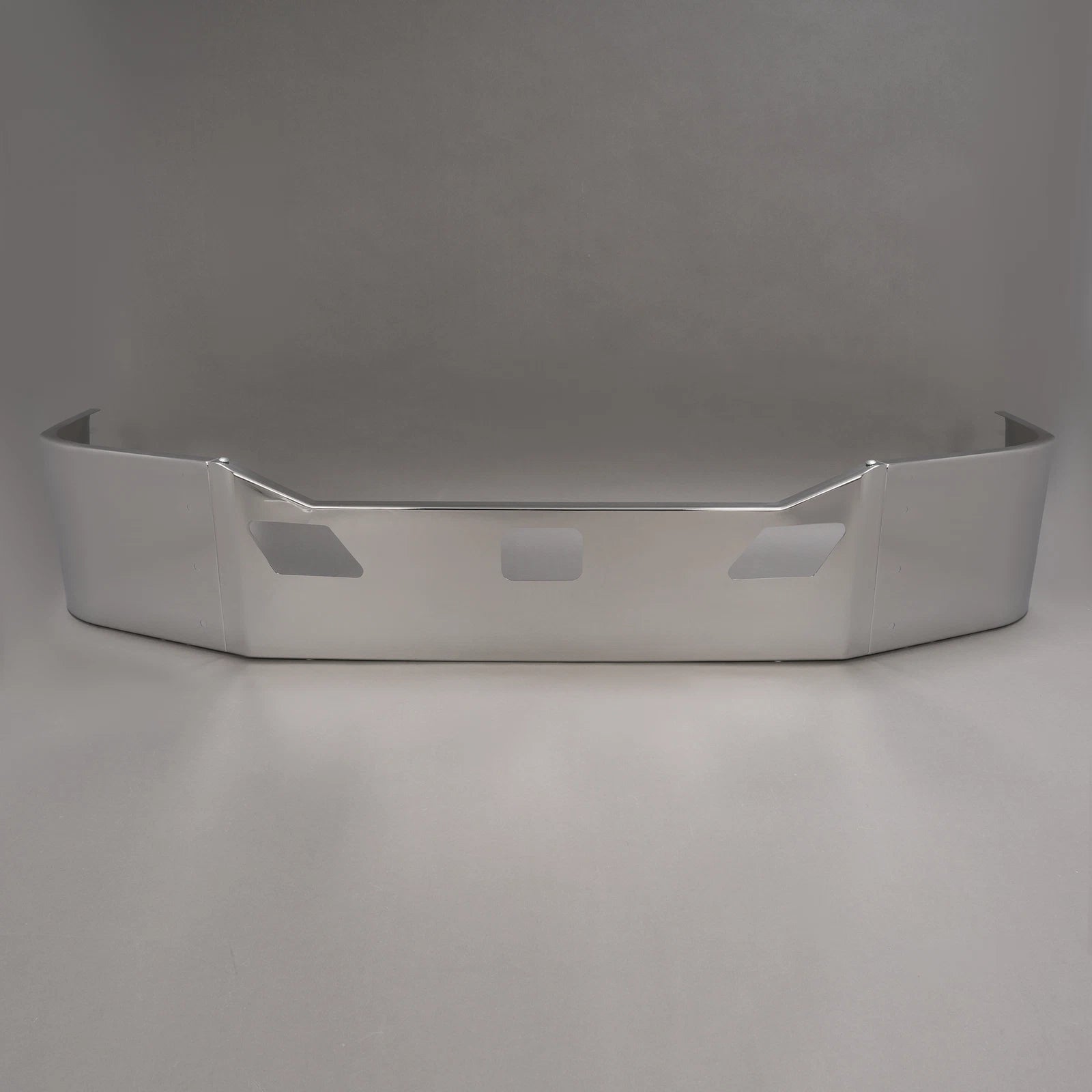 Chrome Front Bumper Assembly for Kenworth T680 (2011–2022) w/Brackets