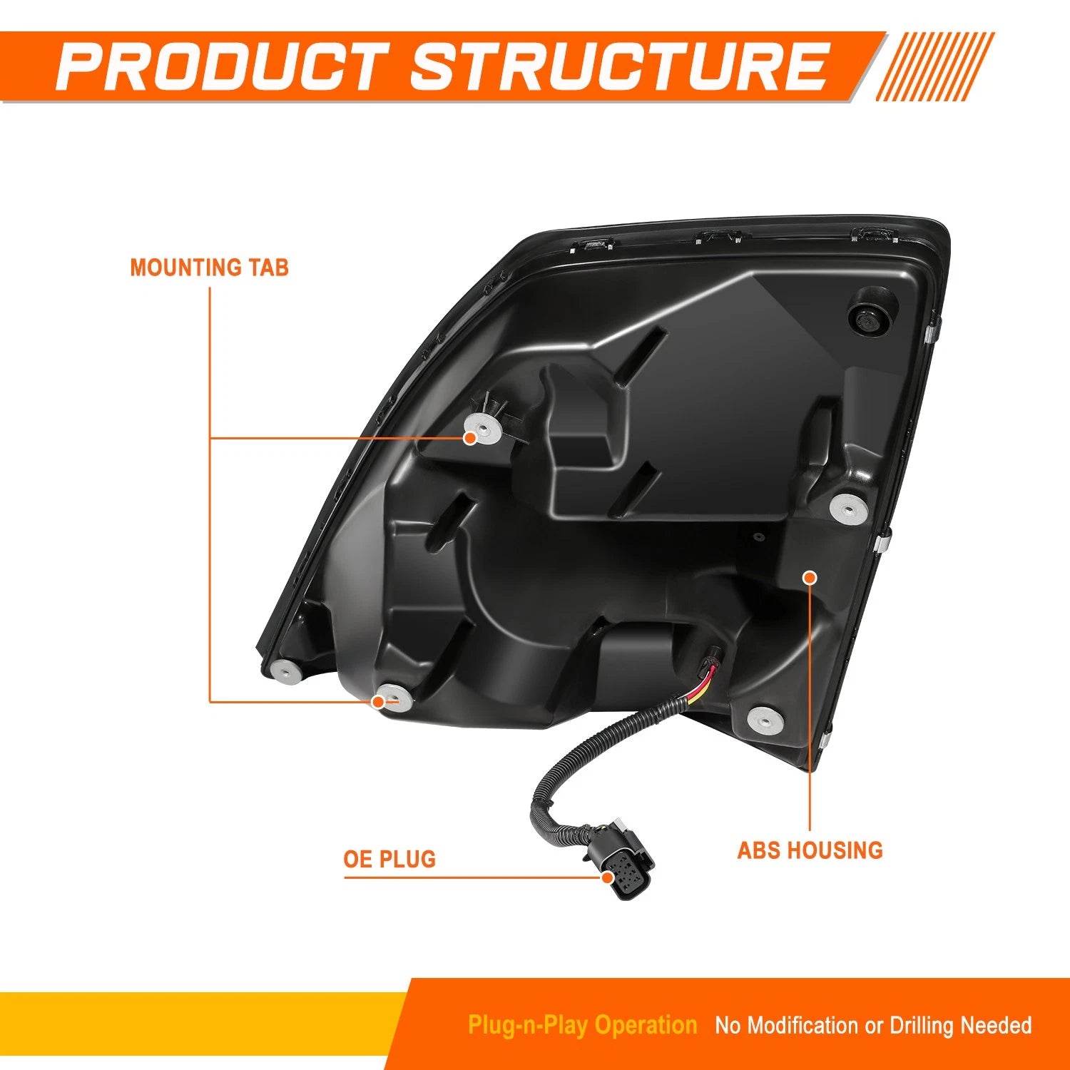 Power Adjust Heated Side Rear View Mirror for Ford Flex (2009–2012)