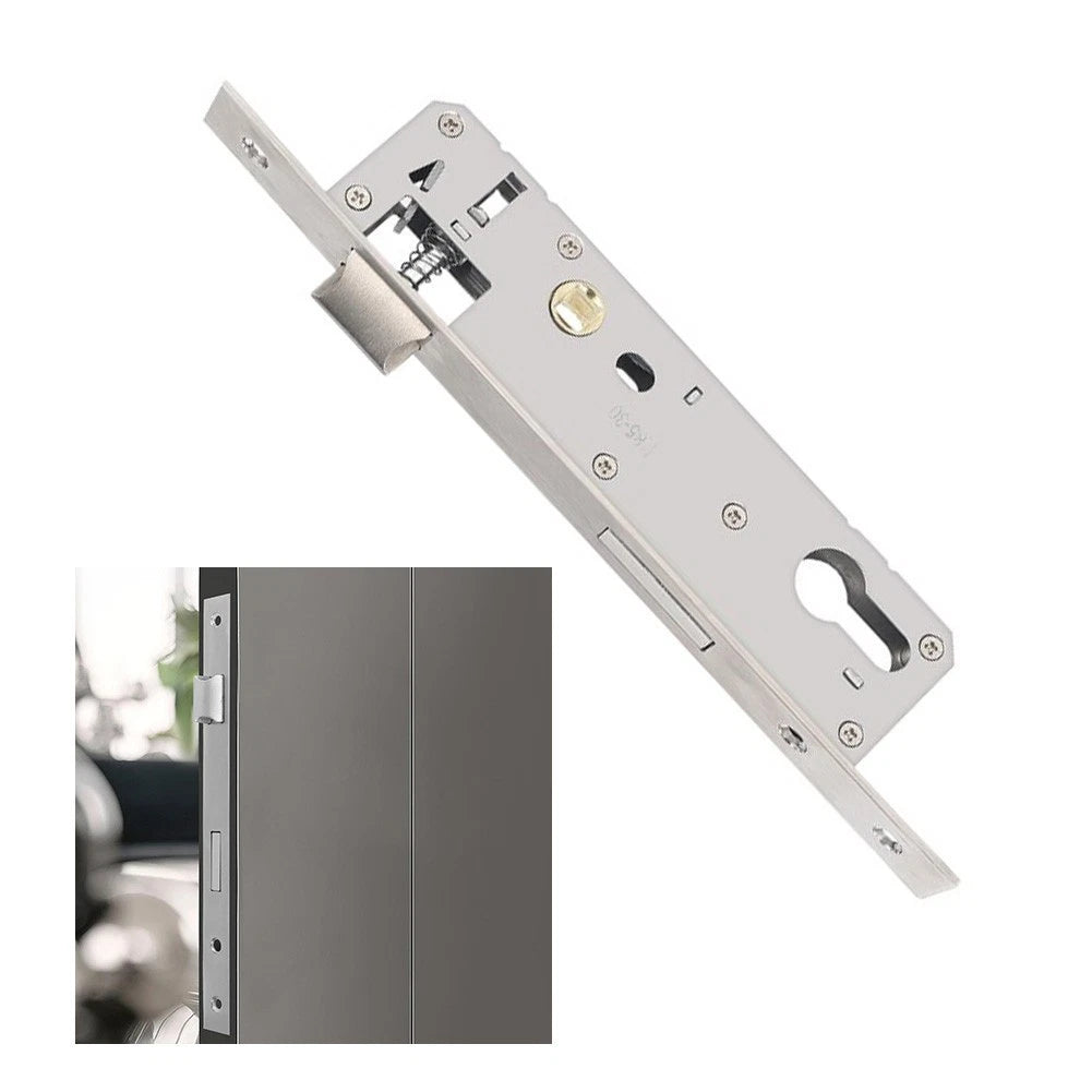 Mortice Lock 85x20mm for Indoor Outdoor Doors (Stainless Steel)