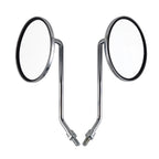 Set of 2 Vintage Mirrors for Honda Z50 ST50 ST70 CH50 CH70 CL70 CT90 CL90 CB100 CB125