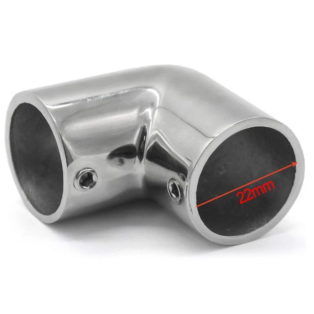 Marine Grade 316 Stainless Steel Boat Pipe Connector 22 25 30MM