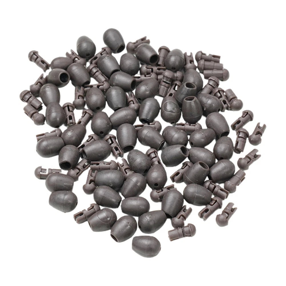 20/50pcs Shock Absorber Beads for Carp Fishing Feeder