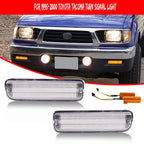 Clear Switchback LED Turn Signal Lights for Toyota Tacoma (1995–2000)
